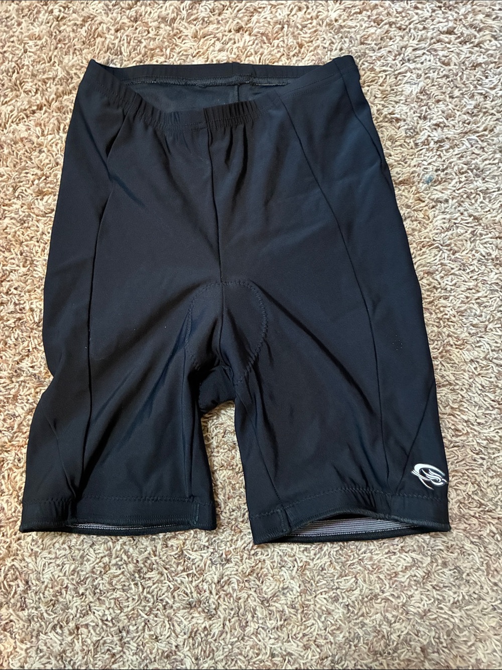 Canari Black Women's Cycling Shorts with Reflective Logo